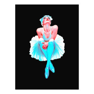 Elegante Ballerina Wandkunst – Sierlijke Balletdan Foto Afdruk