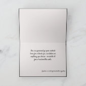 Elegante Ballet Abstracte Dansers Wenskaart Kaart (Binnen)