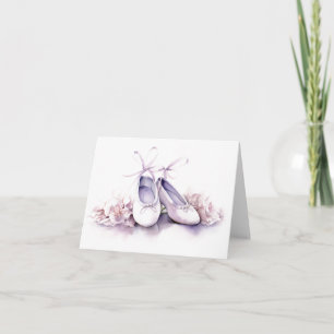 Elegante balletschoentjes BLANK Kaart