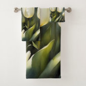 Élégante bande de tulipes blanches dans un jardin  (En situation)