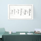 Élégante bannière de bienvenue personnalisée pour (Salon professionnel)