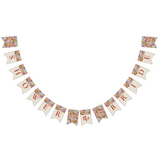 Élégante bannière de Fête des mariées florale (Tout)