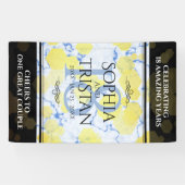 Élégante bannière du 18ème anniversaire du Mariage (Horizontal)