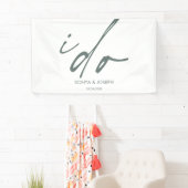 Élégante bannière Mariage "Je fais" (En situation)