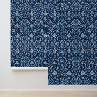 Elegante barokke bloemenbehang op maat behang