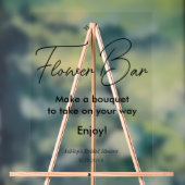 Élégante barre de fleurs de Fête des mariées (Neutre)