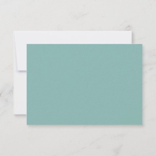 Elegante Basic Seam Foam Green RSVP (Achterkant)