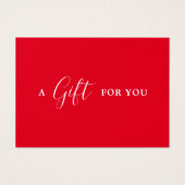 Élégante beauté rouge minimaliste (Devant)