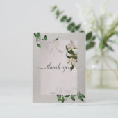 Elegante bedankkaart briefkaart (Staand voorkant)