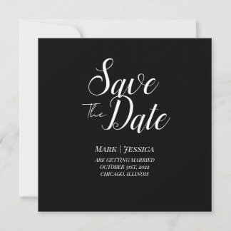 Elegante bedankkaart voor 'Save The Date'