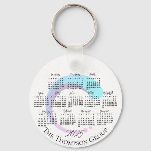 Elegante bedrijfsnaam Logo Kalender Sleutelhanger