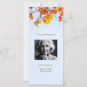 Elegante begrafenis herdenkingsdienst Bladwijzer K (Voorkant)