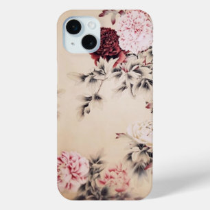 elegante beige bloemeniPhone 6 hoesje