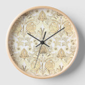 Elegante Beige Cream White Flowers (Voorkant)