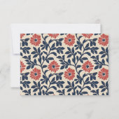 Elegante Beige RSVP Kaart (Achterkant)