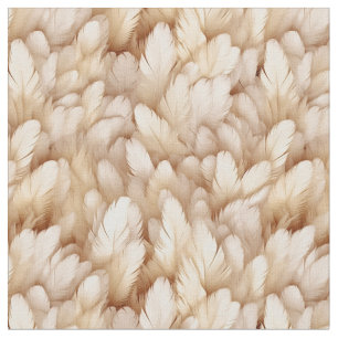 Elegante beige veren stof