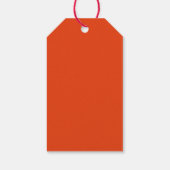 Elegante Beige Verstrengelde Ringen Cadeaulabel (Achterkant)