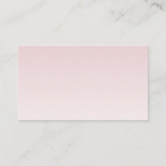 Elegante belettering en monogram | Roos Ombre Informatiekaartje (Achterkant)