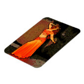 Elegante Bellydancer Magnet Magneet (Linkerzijde)
