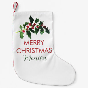 Elegante Bessen Kerst Botanisch Eenvoudig Kleine Kerstsok