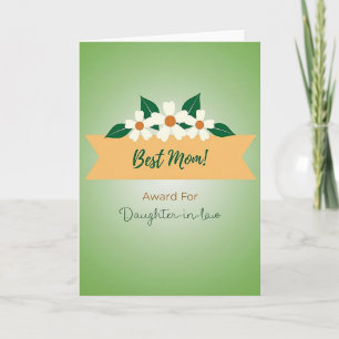 Elegante Beste Moeder Grafische Kaart