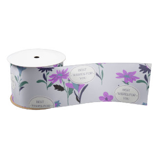 Elegante beste wensen lint voor cadeau wrapping