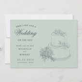 Elegante bestemming bloemenfoto bewaar de datum kaart (Voorkant)