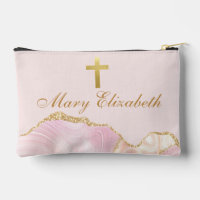 Elegante Bevestigingskruis Gepersonaliseerd Roze G
