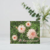 Elegante bewegende briefkaarten met Chrysanthemum (Staand voorkant)