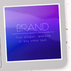 Elegante bewerkbare tekst & moderne vervagende Paa Sticker