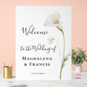 élégante bienvenue de mariage lys calla (Mariage)