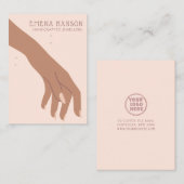 Elégante bijouterie Bracelet d'artisanat Carte d'a (Devant / Derrière)