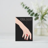 Elégante bijouterie Bracelet noir Carte d'affichag (Debout devant)