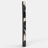 Elegante Black Bow Pattern iPhone Case (Achterkant/rechts)