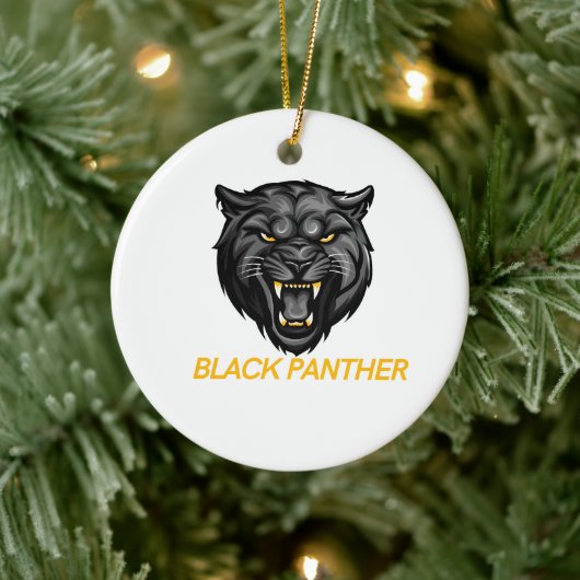 Elegante Black Panther ornamenten (Boom)