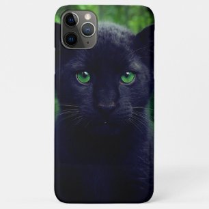 Elegante Black Panther telefoonhoes – Wild & Stijl iPhone 11 Pro Max Hoesje