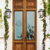 Elegante Black Small Business openingstijden Raamsticker