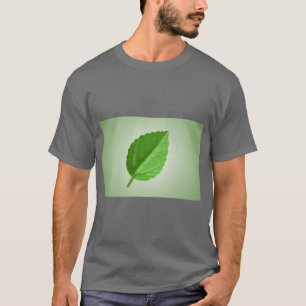 Elegante Blad Natuur Esthetische T-Shirt