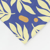 Elegante bladeren fleece deken, klein 30 "x 40" (Hoek)