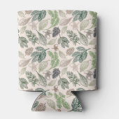 Elegante  bladeren & noten | KOELBOX Blikjeskoeler (Achterkant)