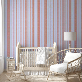 Elegante blauw behang