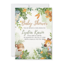 Elegante Blauwe Aquarel Baby Shower Uitnodiging me