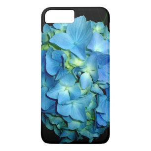 Elegante blauwe bloem Blauwe Hortensia iPhone 8 Plus / 7 Plus Hoesje