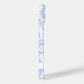 Elegante Blauwe Bloemen Botanisch Case-Mate iPhone Case (Achterkant / Rechts)