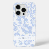 Elegante Blauwe Bloemen Botanisch Case-Mate iPhone Case (Achterkant)