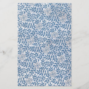 ELEGANTE BLAUWE BLOEMEN BRIEFPAPIER