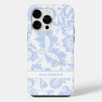 Elegante Blauwe Bloemige Botanische
