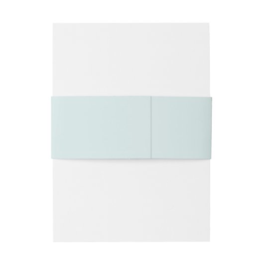 Elegante blauwe en zachte grijze bruiloft uitnodigingen wikkel (Achterkant Voorbeeld)