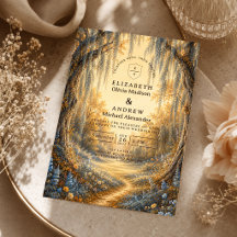 Elegante Blauwe Herfst Bruiloft