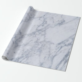 elegante blauwe marmer cadeaupapier
